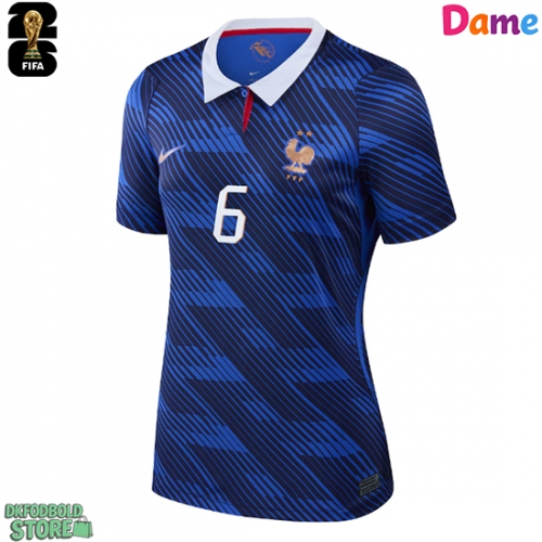 Frankrig Eduardo Camavinga #6 Replika Hjemmebanetrøje Dame VM 2026 Kortærmet